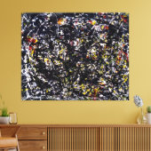 J. P. - Nummer 6 - 1949 - Action painting - Canvas Afdruk (Insitu (Woonkamer))
