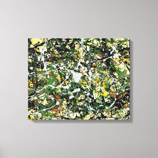 J. P. - Nummer 8 - 1949 - Action painting - Canvas Afdruk (Voorkant)
