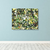 J. P. - Nummer 8 - 1949 - Action painting - Canvas Afdruk (Insitu (Houten vloer))