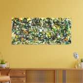 J. P. - Nummer 8 - 1949 - Action painting - Canvas Afdruk (Insitu (Woonkamer))