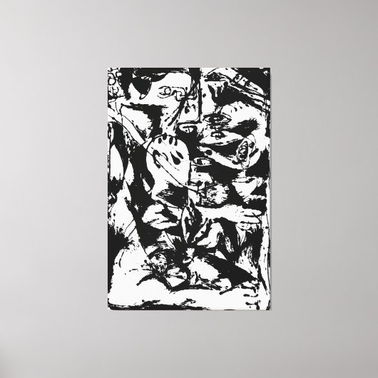 J. P. - NUMMER 9 - 1951 - Zwarte gietingen - Canvas Afdruk (Voorkant)