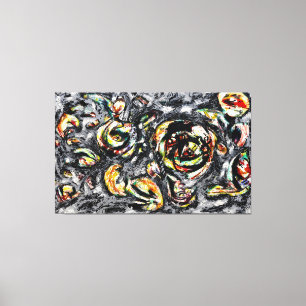 J. P. - OCEAANGRIJSHEID - 1953 - Abstract - Canvas Afdruk