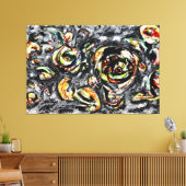 J. P. - OCEAANGRIJSHEID - 1953 - Abstract - Canvas Afdruk (Insitu (Woonkamer))