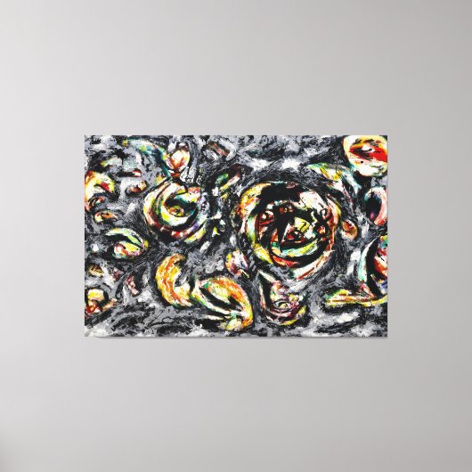 J. P. - OCEAANGRIJSHEID - 1953 - Abstract - Canvas Afdruk (Voorkant)