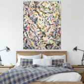 J. P. - OGEN IN DE HITTE - 1946 - Action painting- Canvas Afdruk (Insitu (Slaapkamer))