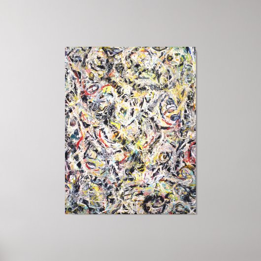 J. P. - OGEN IN DE HITTE - 1946 - Action painting- Canvas Afdruk (Voorkant)