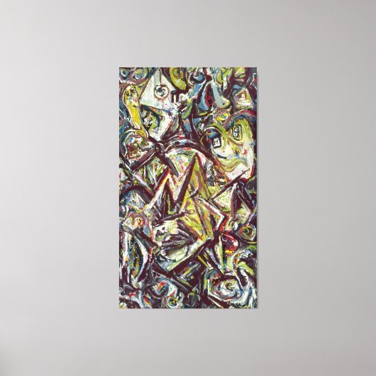 J. P. - ONRUSTIG KONINGIN - 1945 - Abstract - Canvas Afdruk (Voorkant)