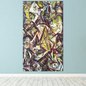 J. P. - ONRUSTIG KONINGIN - 1945 - Abstract - Canvas Afdruk (Insitu (Houten vloer))