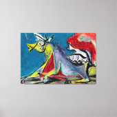 J. P. - PAARDENPAARD - 1944 - Abstract expressioni Canvas Afdruk (Voorkant)