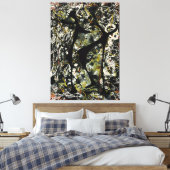 J. P. - RHYTHMISCHE DANS - 1948 - Action painting- Canvas Afdruk (Insitu (Slaapkamer))