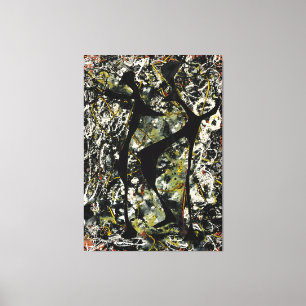 J.P. - RITMISCHE DANS - 1948 - Action painting- Canvas Afdruk