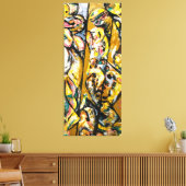 J.P. - RITUEEL - 1953 - Abstract expressionisme - Canvas Afdruk (Insitu (Woonkamer))