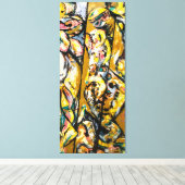 J.P. - RITUEEL - 1953 - Abstract expressionisme - Canvas Afdruk (Insitu (Houten vloer))