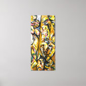 J.P. - RITUEEL - 1953 - Abstract expressionisme - Canvas Afdruk (Voorkant)