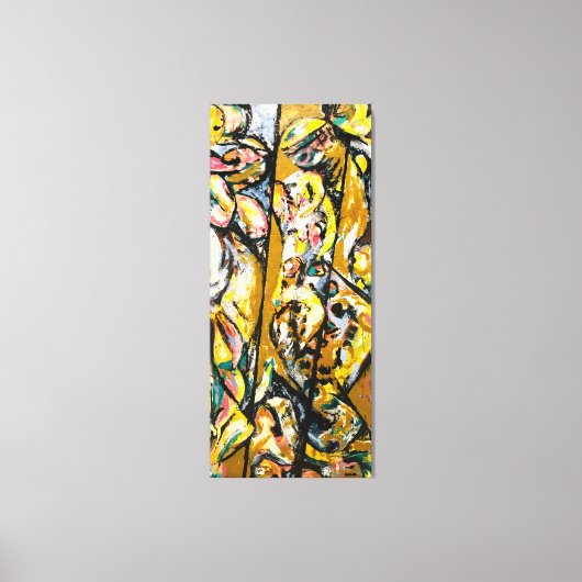 J.P. - RITUEEL - 1953 - Abstract expressionisme - Canvas Afdruk (Voorkant)