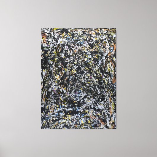 J. P. - SEA CHANGE - 1947 - Action Painting - Canvas Afdruk (Voorkant)