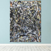 J. P. - SEA CHANGE - 1947 - Action Painting - Canvas Afdruk (Insitu (Houten vloer))