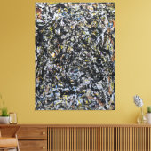 J. P. - SEA CHANGE - 1947 - Action Painting - Canvas Afdruk (Insitu (Woonkamer))