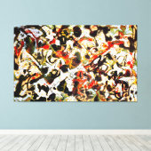 J. P. - SEARCH - 1955 - Abstract Expressionism - Canvas Afdruk (Insitu (Houten vloer))