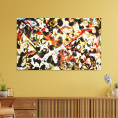 J. P. - SEARCH - 1955 - Abstract Expressionism - Canvas Afdruk (Insitu (Woonkamer))