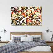 J. P. - SEARCH - 1955 - Abstract Expressionism - Canvas Afdruk (Insitu (Slaapkamer))
