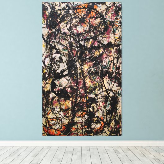 J. P. - SHOOTING STAR - 1947 - Abstract - wordt Canvas Afdruk (Insitu (Houten vloer))