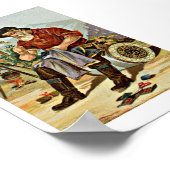 J & P Thread Antiek AD Poster (Hoek)