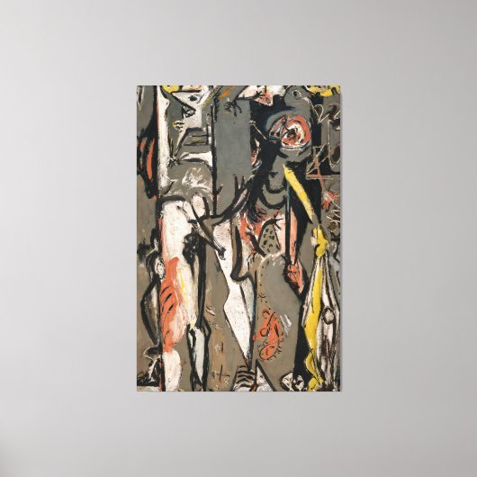 J. P. - TWEE - 1943-1945 - Abstract Expressionisme Canvas Afdruk (Voorkant)