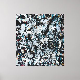 J.P. - TWEEZIJDIG SCHILDERIJ - 1950-1951 -Abstract Canvas Afdruk