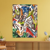 J. P. - VOGELINSATS - 1946 - Samenvatting - Canvas Afdruk (Insitu (Woonkamer))