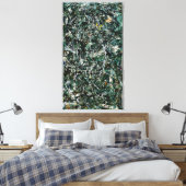 J.P. - VOLLEDIGE FATHOM VIJF - 1947 - Abstract - Canvas Afdruk (Insitu (Slaapkamer))