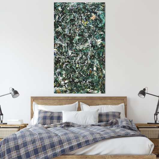 J.P. - VOLLEDIGE FATHOM VIJF - 1947 - Abstract - Canvas Afdruk (Insitu (Slaapkamer))