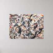 J. P. ZILVER OVER ZWART, WIT, GEEL & ROOD 1948 CANVAS AFDRUK (Voorkant)