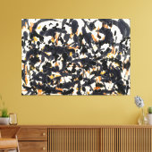 J. P. - ZONDER TITEL - c. 1951 - Abstract - Canvas Afdruk (Insitu (Woonkamer))