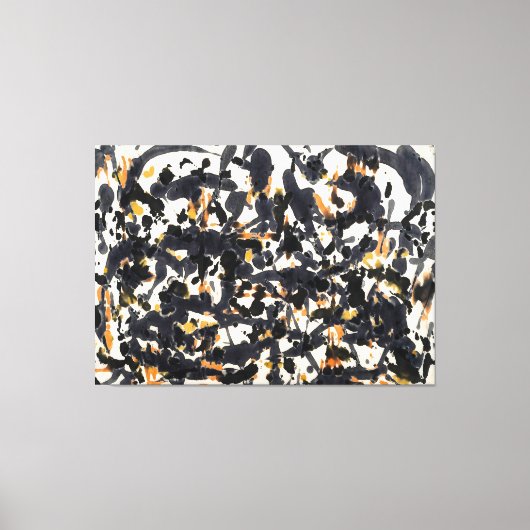 J. P. - ZONDER TITEL - c. 1951 - Abstract - Canvas Afdruk (Voorkant)