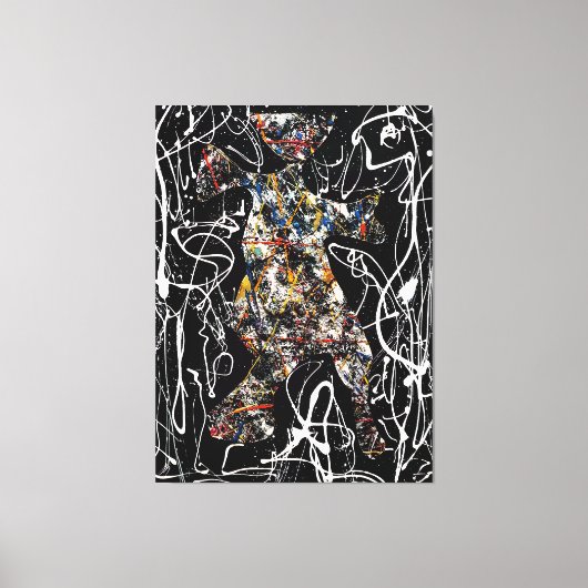 J. P. - Zonder titel (Uitgeknipt figuur) - 1948 - Canvas Afdruk (Voorkant)