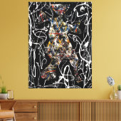 J. P. - Zonder titel (Uitgeknipt figuur) - 1948 - Canvas Afdruk (Insitu (Woonkamer))