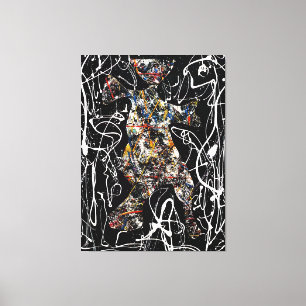 J. P. - Zonder titel (uitsnijdfiguur) - 1948 - Canvas Afdruk