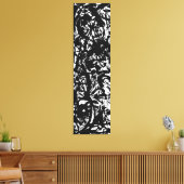 J.P. - ZWART-WIT SCHILDERIJ - ca. 1952- Canvas Afdruk (Insitu (Woonkamer))