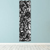 J.P. - ZWART-WIT SCHILDERIJ - ca. 1952- Canvas Afdruk (Insitu (Houten vloer))