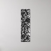 J.P. - ZWART-WIT SCHILDERIJ - ca. 1952- Canvas Afdruk (Voorkant)