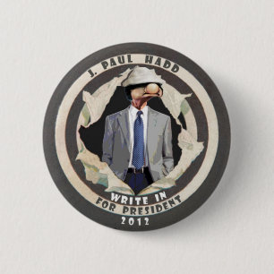J. Paul Hadd-in voor President 2012 Ronde Button 5,7 Cm