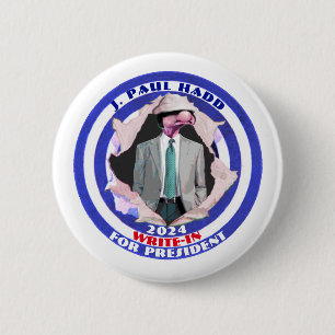 J. Paul Hadd voor President 2024 Ronde Button 5,7 Cm