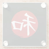 J-Peace Glazen Onderzetter (Achterkant)