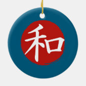 J-Peace Keramisch Ornament (Achterkant)