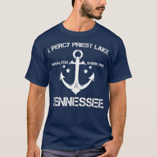 J PERCY PRIEST LAKE TENNESSEE Funny Vissen Gift T-shirt