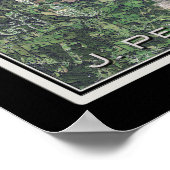 J Percy Priest Lake Tennessee Satellite Poster Map (Hoek)