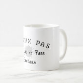  J' peux pas, j'ai pas de pass sanitaire. Koffiemok (Voorkant rechts)