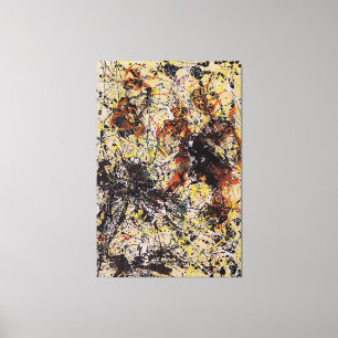 J. Pollock. - Nummer 12 - 1949 - Action painting - Canvas Afdruk