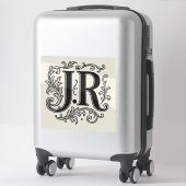 J.R Initials with Decor Sticker (Koffer)